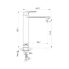 Смеситель для раковины Koller Pool LINE XL, хром- Фото 2